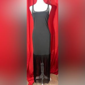 Eveningwear SJ collections with delicate fringe   totally elegant. S Blaxk